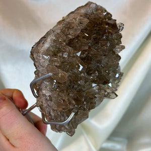 XL Double-Sided AA Rutilated Smoky Quartz on Stand (1lb12oz)