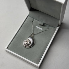 Load image into Gallery viewer, Sterling Silver Spiral Seashell Necklace (The Sterling Collection Release 001)
