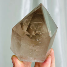 Load image into Gallery viewer, Lithium x Chlorite Quartz Partially Polished Tower E (1lb 1oz)
