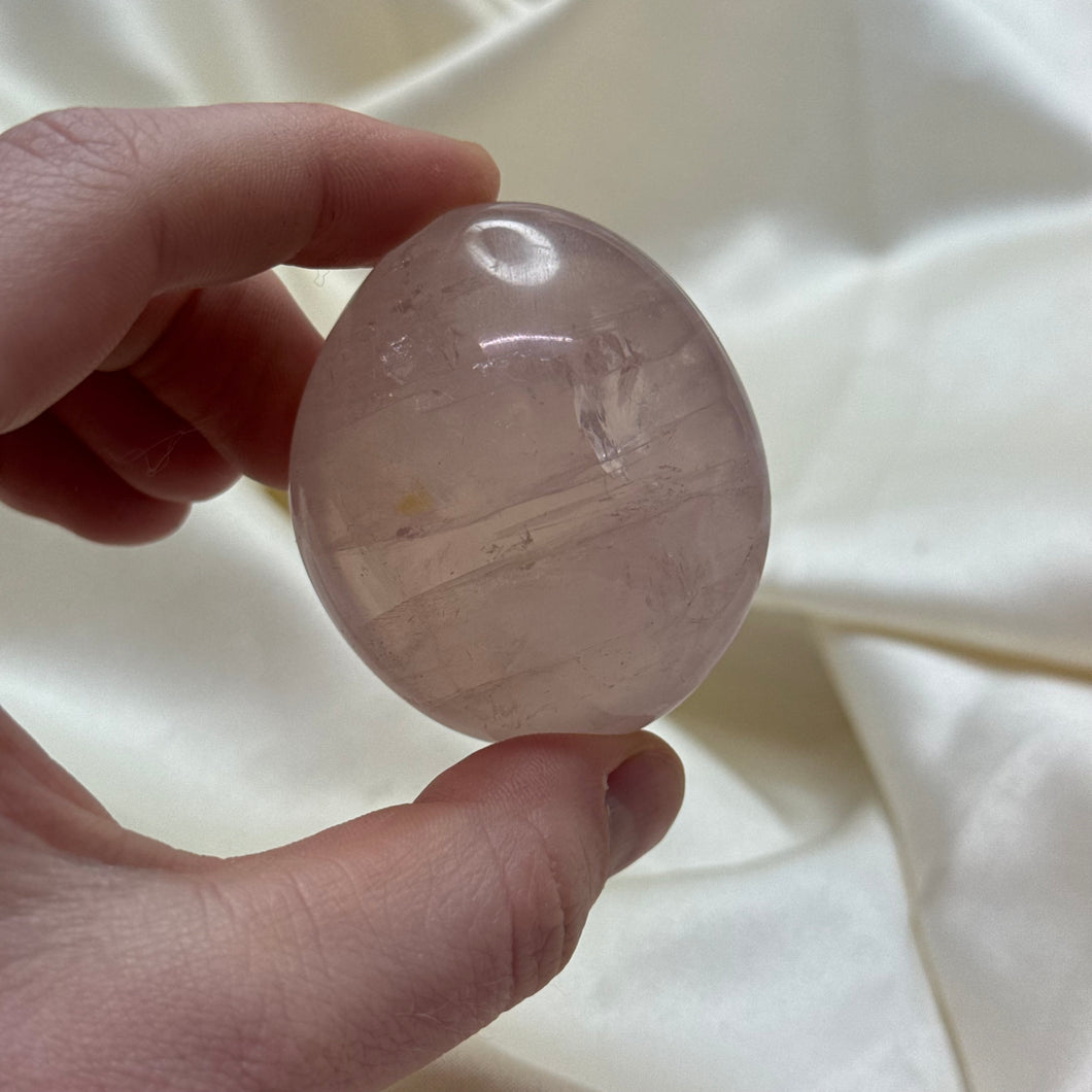 Star Rose Quartz Palmstone D