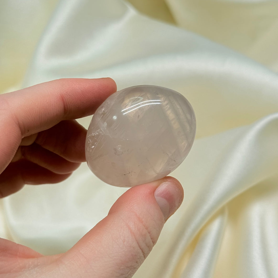 Star Rose Quartz Palmstone B