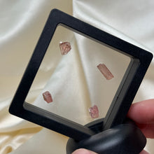 Load image into Gallery viewer, 4pc Natural Pinky-Peach Topaz Crystals in Case C
