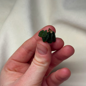 Nephrite Jade Deer Pendants