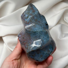 Load image into Gallery viewer, 1lb12oz Blue Sea Jasper Flame
