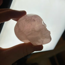 Load image into Gallery viewer, Rose Quartz Skull Carving A
