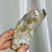 Load image into Gallery viewer, Large Himalayan Quartz Point with Garden Quartz and Phantoms
