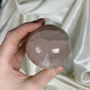 Dusty-Rose Star Rose Quartz Sphere