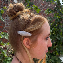 Load image into Gallery viewer, Agate / Agate with Quartz Crystal Hair Clips
