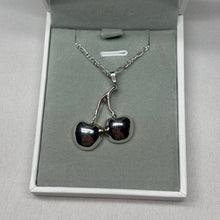 Load image into Gallery viewer, Sterling Silver Cherries Necklace (The Sterling Collection Release 002)

