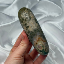 Load image into Gallery viewer, Sea Jasper Wand Carving A
