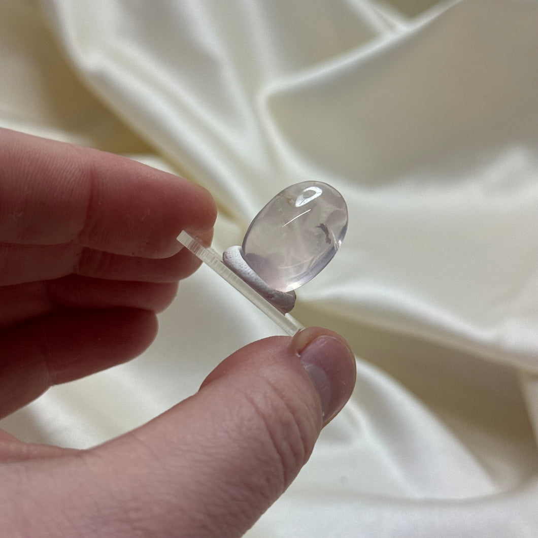 Gemmy Rose Quartz Cabochon