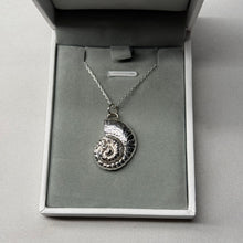 Load image into Gallery viewer, Sterling Silver Spiral Seashell Necklace (The Sterling Collection Release 001)
