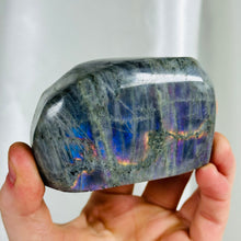 Load image into Gallery viewer, Deep Blue + Purple Labradorite Freeform (11.9oz)
