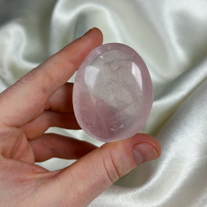 Jelly Rose Quartz Palmstone