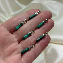 Load image into Gallery viewer, Sterling Silver Malachite Pendants
