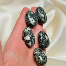 Load image into Gallery viewer, Bluestone aka Preseli Spotted Dolerite Drilled Pendants from Wales
