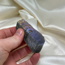 Load image into Gallery viewer, Flashy Half Polished Labradorite Slab B
