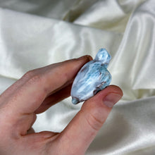 Load image into Gallery viewer, Larimar Turtle Carving E

