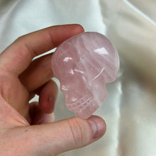 Load image into Gallery viewer, Rose Quartz Skull Carving C
