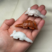 Load image into Gallery viewer, Quartz/Jasper/Calcite Armadillo Carvings (Choose Your Own!)
