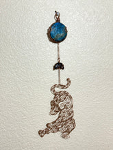 Load image into Gallery viewer, “The Tiger’s Eye” Wire Wrapped Wallhanging
