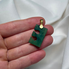 Load image into Gallery viewer, Genuine Nephrite Jade “E” Pendant A
