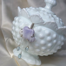 Load image into Gallery viewer, Sterling Silver Tiffany Stone Rainy Day Necklace
