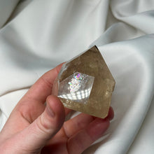 Load image into Gallery viewer, Partially Polished Natural Citrine Tower with Rainbows
