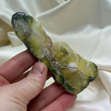 Load image into Gallery viewer, Uncommon Australian Prehnite Slab with Natrolite A
