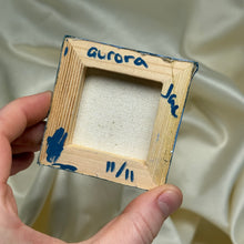 Load image into Gallery viewer, "Aurora" Original Acrylic Painting on Display Easel (3"x3" Canvas)
