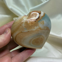 Load image into Gallery viewer, Chunky Polychrome Jasper Heart Carving
