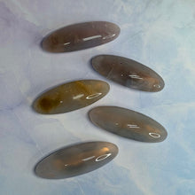 Load image into Gallery viewer, Agate / Agate with Quartz Crystal Hair Clips
