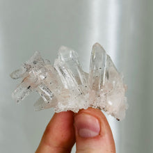 Load image into Gallery viewer, Pink Himalayan “Samadhi” Quartz Cluster with Anatase and Floating DT
