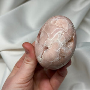 XL Druzy Pink Amethyst Palmstone