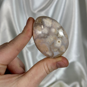 Flower Agate Palmstone A