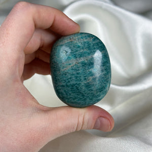 Deep Green Amazonite Palmstone B