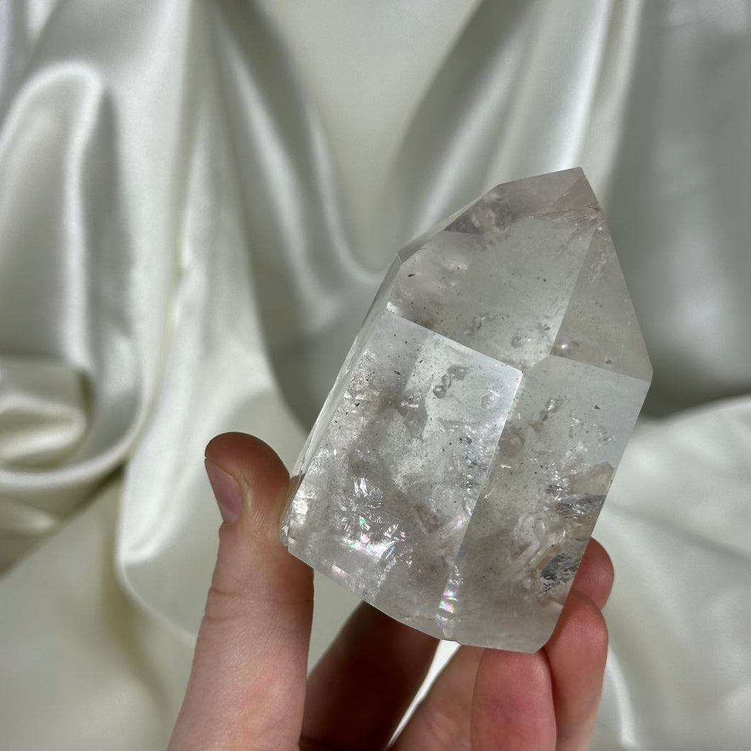 High Clarity Quartz Tower with Multiple Penetrator Points