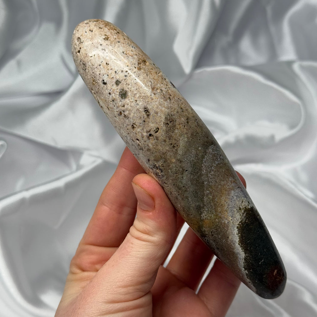 Sea Jasper Wand Carving F