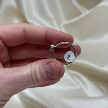 Load image into Gallery viewer, Sz 7 Sterling Silver Raw Watermelon Tourmaline Ring
