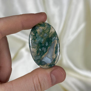 Moss Agate Cabochon A