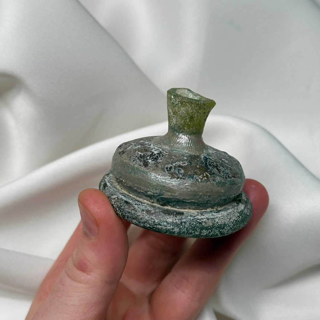 XL Ancient Roman Glass Bottle B