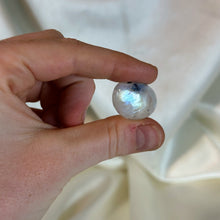 Load image into Gallery viewer, High End Rainbow Moonstone Pocket Stone A
