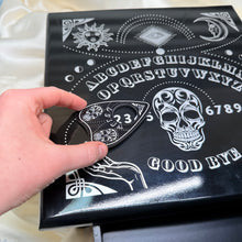 Load image into Gallery viewer, Ouija Style Side Table with Drawer
