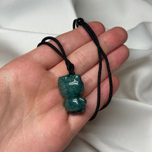 Load image into Gallery viewer, Guatemalan Jade Kitty Necklace D (Adjustable)
