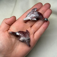 Load image into Gallery viewer, Jasper Dolphin Carvings (Choose Your Own!)

