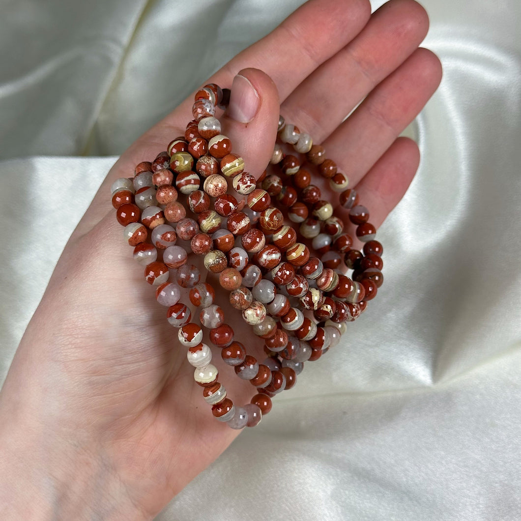 Quartzy Red Jasper Bracelets