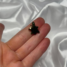 Load image into Gallery viewer, Canadian Nephrite Jade Turtle Pendant (gold plate hardware)
