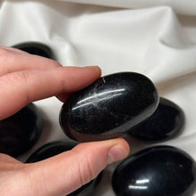 Load image into Gallery viewer, Black Tourmaline Palmstones
