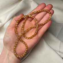 Load image into Gallery viewer, Golden Rutile Stretch Necklace
