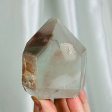 Load image into Gallery viewer, Lithium x Chlorite Quartz Partially Polished Tower G (13.4oz)
